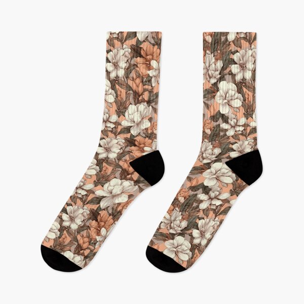 Item preview, Edgy Gardenias Print - Flower Floral Pattern  - Birthday Gifts For Dad designed and sold by RoyalStarsPatts.