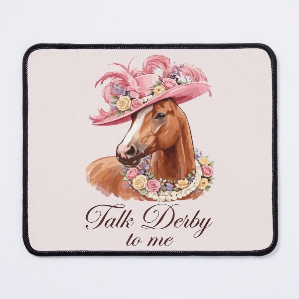 Item preview, Talk Derby To Me Funny Horse Racing Derby Party Hat Outfit designed and sold by DonaldMcCullum.