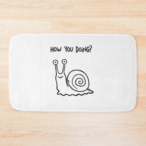 Item preview, Friendly Snail Doodle - How you doing?  designed and sold by PickledjoArt.
