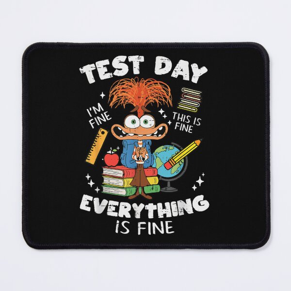 Item preview, Funny Anxiety Monster Test Day Student Teacher Back To School Everything Is Fine designed and sold by EricCotanori.