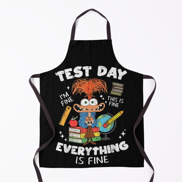 Item preview, Funny Anxiety Monster Test Day Student Teacher Back To School Everything Is Fine designed and sold by EricCotanori.