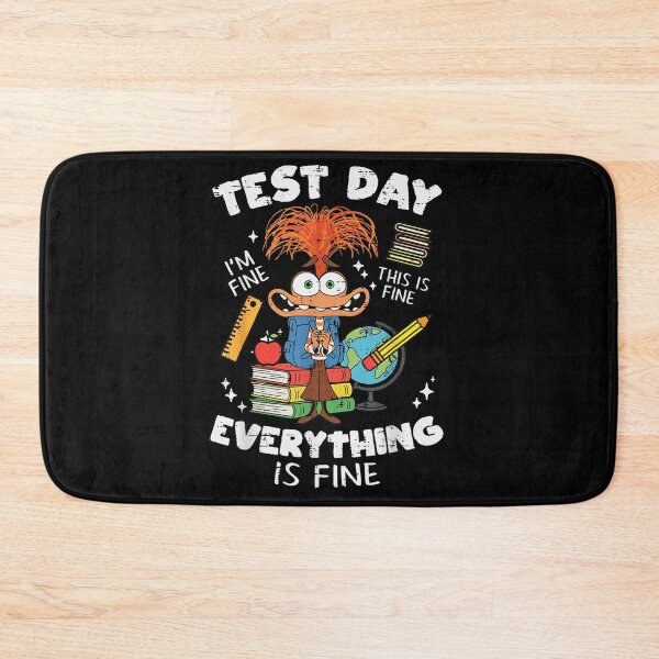 Item preview, Funny Anxiety Monster Test Day Student Teacher Back To School Everything Is Fine designed and sold by EricCotanori.