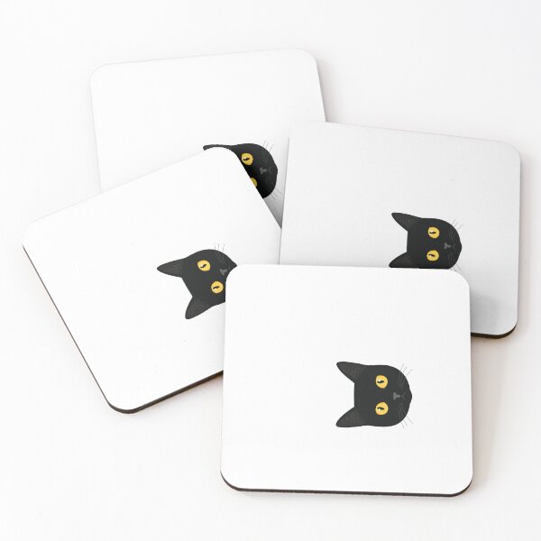 Item preview, Minimal Black Cat Cartoon Graphic Trendy Gen Z Style designed and sold by MysticMarble.