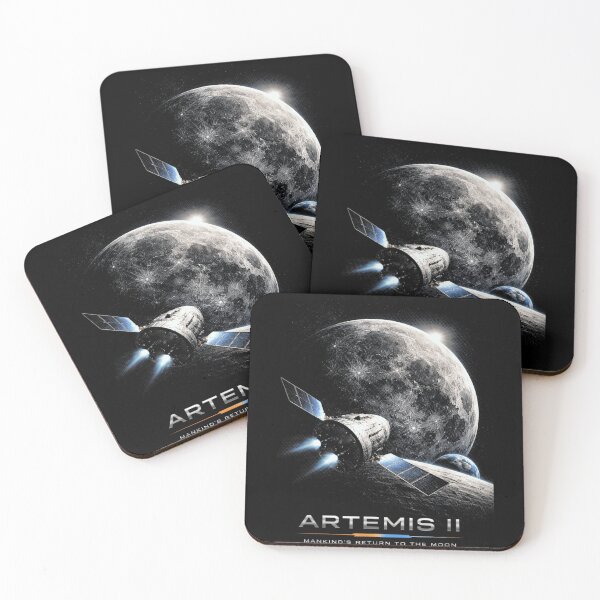 Item preview, Artemis II Mankind Return To The Moon NASA Space Exploration Astronaut Lunar Mission designed and sold by EricCotanori.