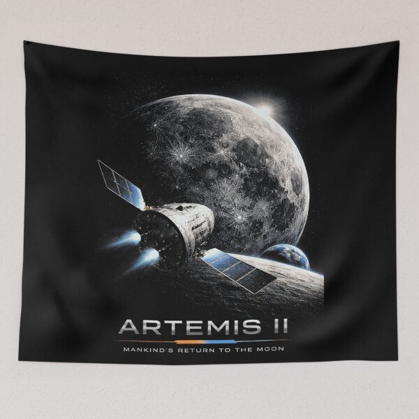 Item preview, Artemis II Mankind Return To The Moon NASA Space Exploration Astronaut Lunar Mission designed and sold by EricCotanori.