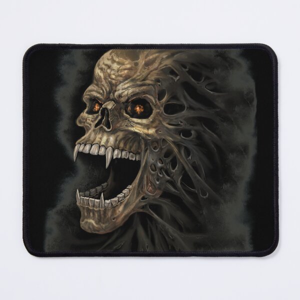 Item preview, Vampire Skull with Burning Eyes – Dark Gothic Horror Metal Design designed and sold by JustasVebra.