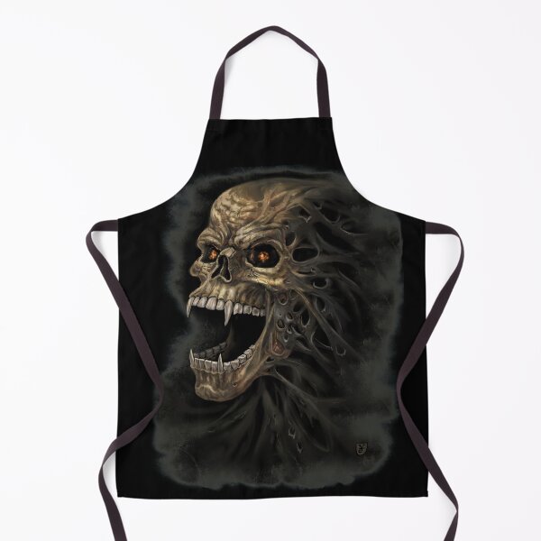 Item preview, Vampire Skull with Burning Eyes – Dark Gothic Horror Metal Design designed and sold by JustasVebra.