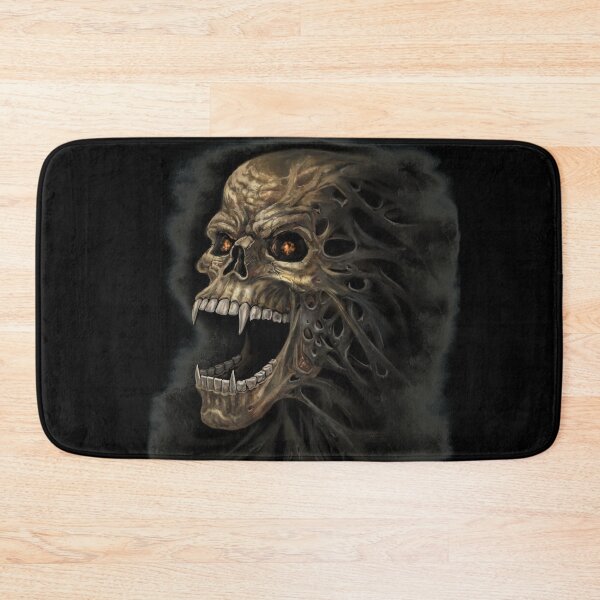 Item preview, Vampire Skull with Burning Eyes – Dark Gothic Horror Metal Design designed and sold by JustasVebra.
