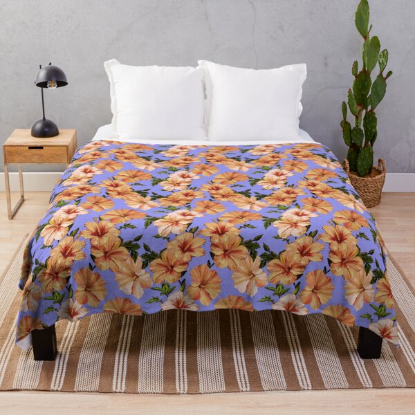 Item preview, Venice Beach Orange Hibiscus designed and sold by elenabdesigns.