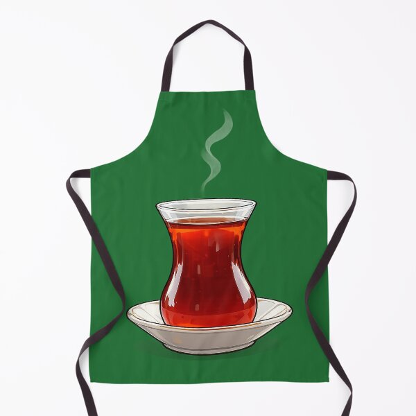 Item preview, Flat Cartoon Turkish Tea Glass Illustration – Minimal Transparent Background designed and sold by Pacika.