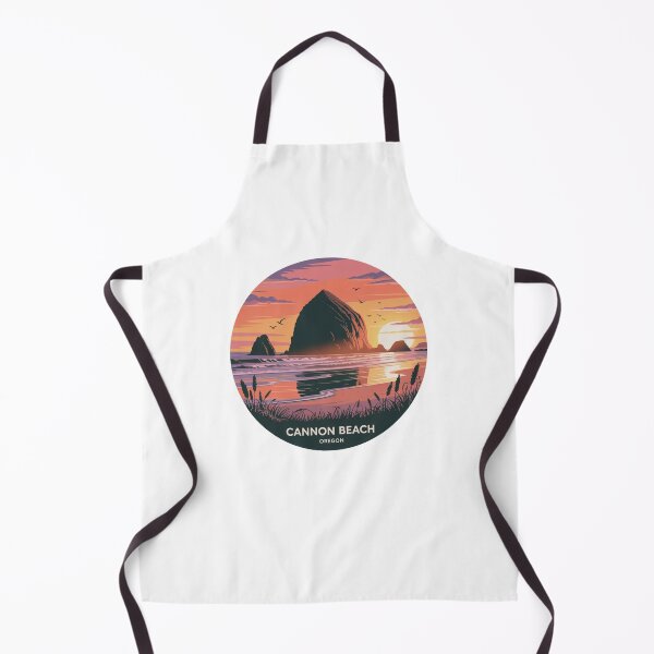 Item preview, Cannon Beach Oregon: Sunset Haystack Rock Coastal Art designed and sold by CircinusStore.
