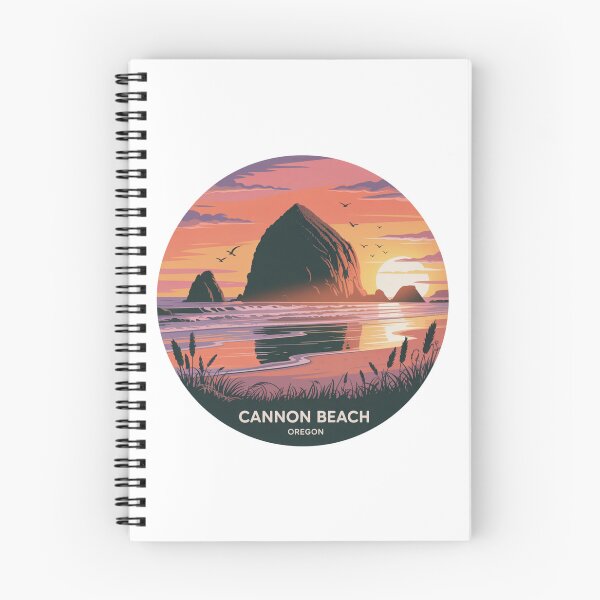 Item preview, Cannon Beach Oregon: Sunset Haystack Rock Coastal Art designed and sold by CircinusStore.