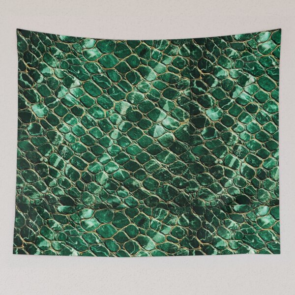 Item preview, Emerald Marble Snake Skin Phone Case | Luxury Green Reptile Texture Premium Cover designed and sold by ColorSplash123.