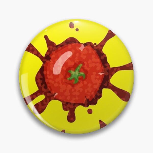 Item preview, tomato splat designed and sold by trinketgal.