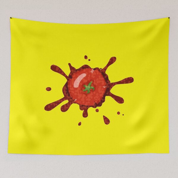 Item preview, tomato splat designed and sold by trinketgal.