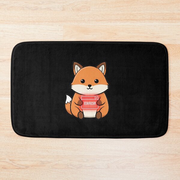 Item preview, System Error Fox – Critically Cute – Retro Glitch Aesthetic designed and sold by Phetuvov.