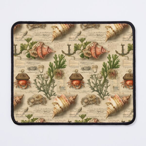 Item preview, Nautical Diary Page with Shells and Anchor designed and sold by Piotrek0001.