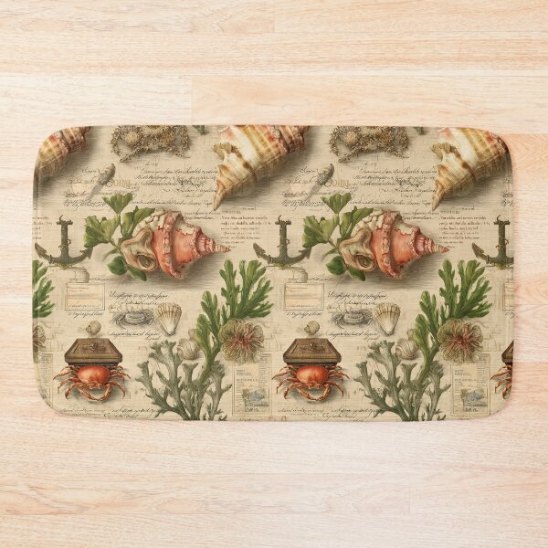 Item preview, Nautical Diary Page with Shells and Anchor designed and sold by Piotrek0001.