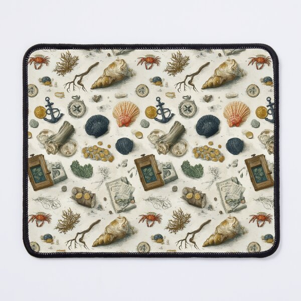 Item preview, Sepia Tone Seashells and Crab Sketch designed and sold by Piotrek0001.