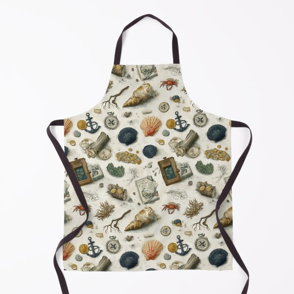 Item preview, Sepia Tone Seashells and Crab Sketch designed and sold by Piotrek0001.