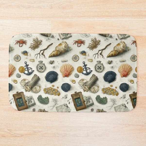 Item preview, Sepia Tone Seashells and Crab Sketch designed and sold by Piotrek0001.