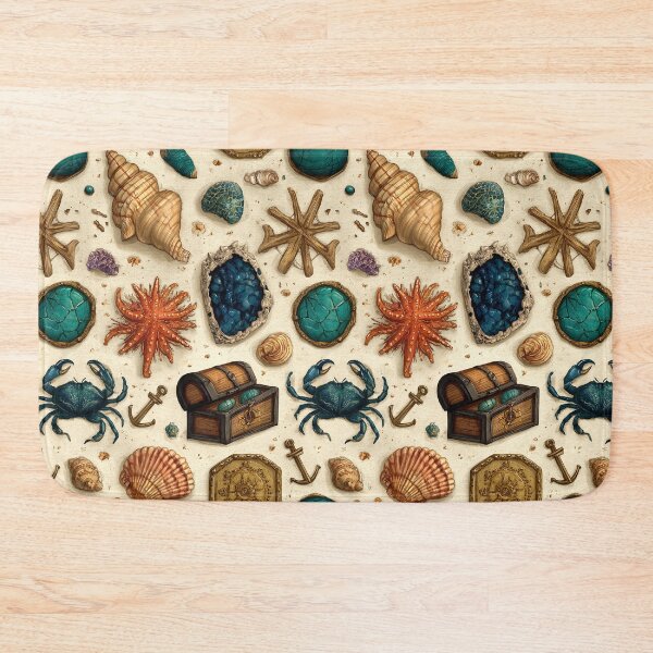 Item preview, Orange Starfish Teal Glass and Chest designed and sold by Piotrek0001.
