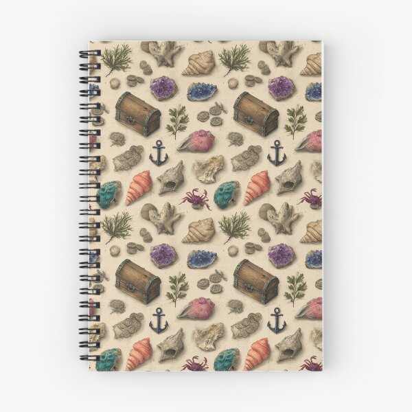 Item preview, Vintage Shells Anchor and Seaweed Drawing designed and sold by Piotrek0001.