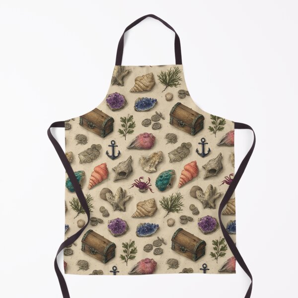 Item preview, Vintage Shells Anchor and Seaweed Drawing designed and sold by Piotrek0001.
