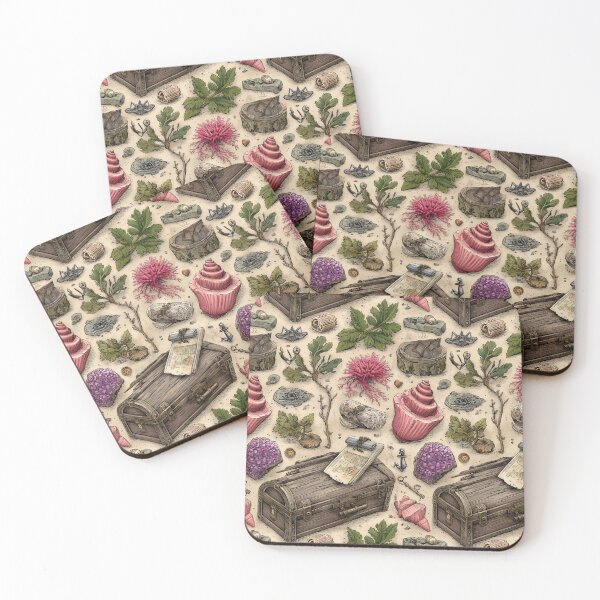 Item preview, Pink Coral Shells and Journal Page designed and sold by Piotrek0001.