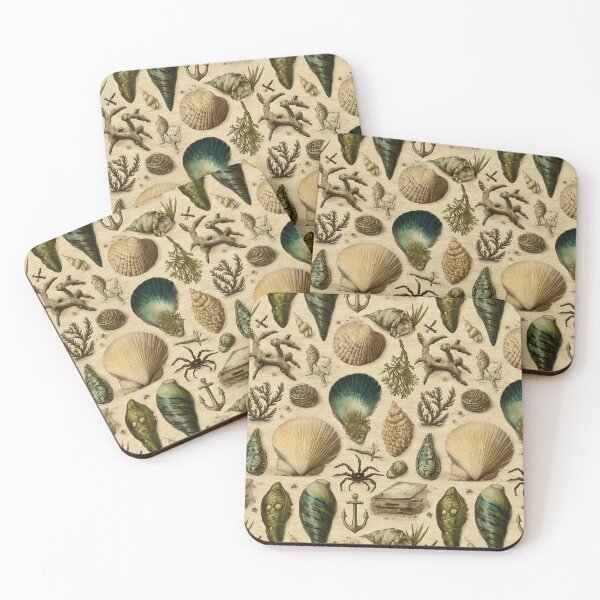 Item preview, Large Shells and Chest Vintage Pattern designed and sold by Piotrek0001.