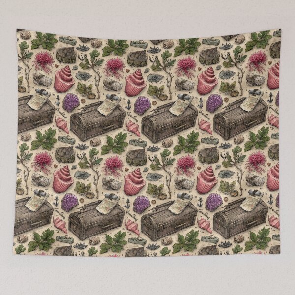 Item preview, Pink Coral Shells and Journal Page designed and sold by Piotrek0001.