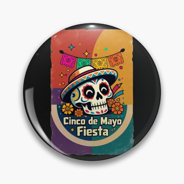 Item preview, Cinco De Mayo Fiesta Mexican Celebration Sugar Skull Sombrero designed and sold by GrumpySableye.