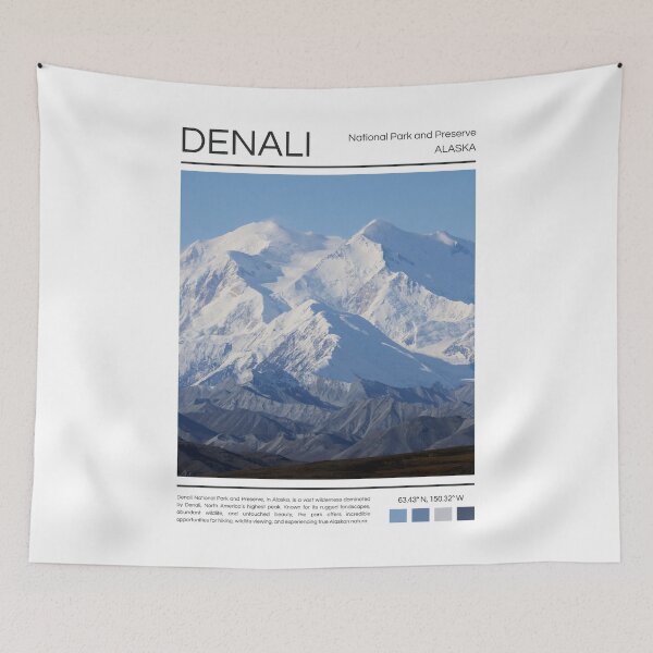 Item preview, Denali National Park and Preserve - Alaska designed and sold by StudioRedKoala.