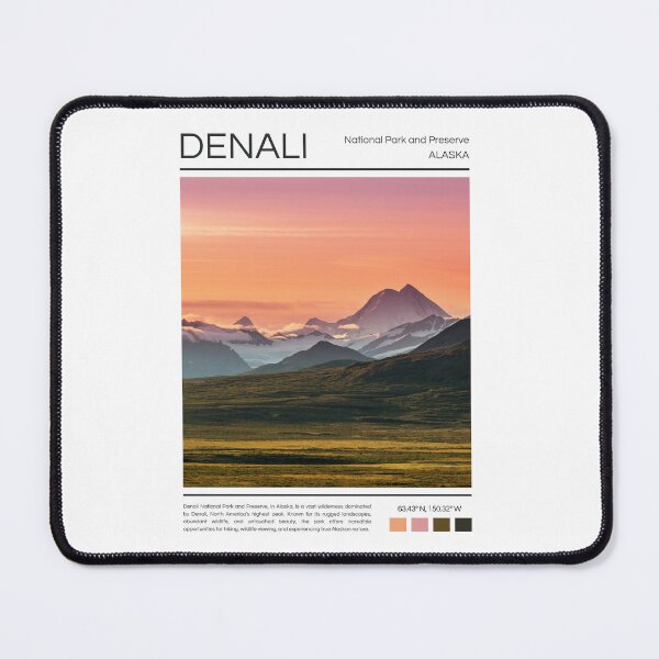 Item preview, Denali National Park and Preserve - Alaska designed and sold by StudioRedKoala.