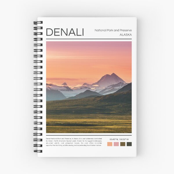 Item preview, Denali National Park and Preserve - Alaska designed and sold by StudioRedKoala.