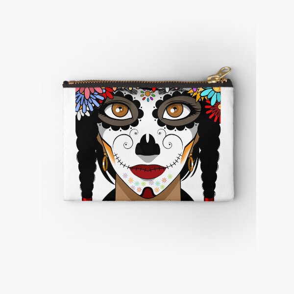 Item preview, Catrina, Day of the Dead, Sugar Skull, Colorful Flowers, Mexican Woman Art designed and sold by CLC54.