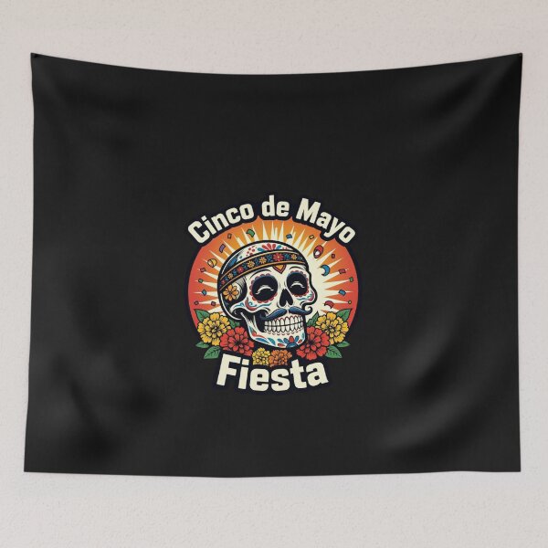 Item preview, Cinco De Mayo Fiesta Sugar Skull Mexican Celebration Party designed and sold by GrumpySableye.