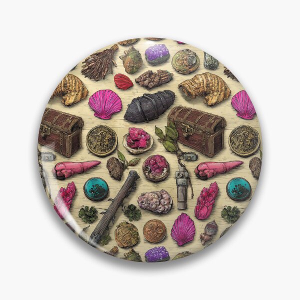 Item preview, Pink Shells and Gold Treasures Pattern designed and sold by Piotrek0001.