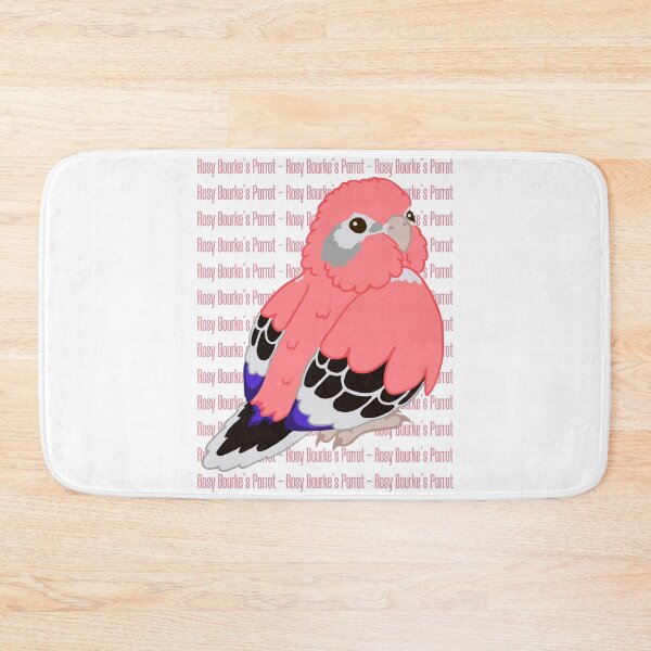 Item preview, Cute Rosy Bourke’s Parrot with text designed and sold by causebirbs.
