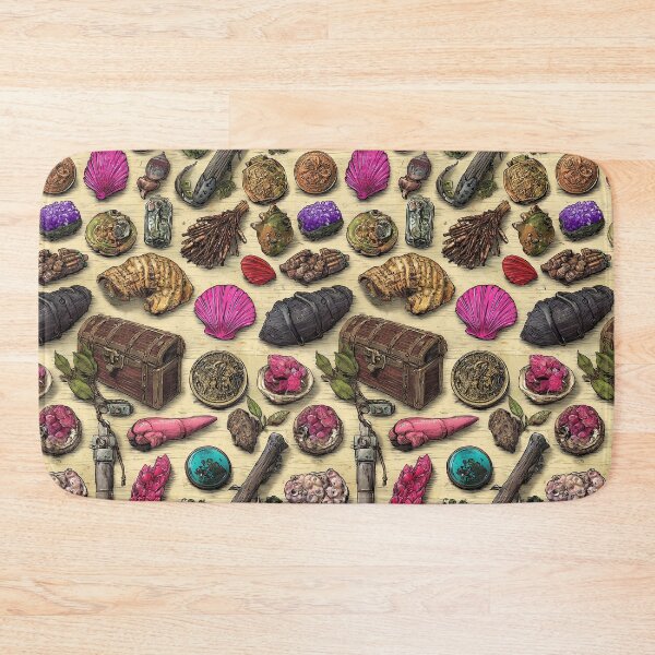 Item preview, Pink Shells and Gold Treasures Pattern designed and sold by Piotrek0001.