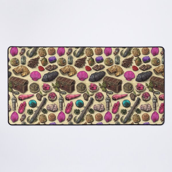 Item preview, Pink Shells and Gold Treasures Pattern designed and sold by Piotrek0001.