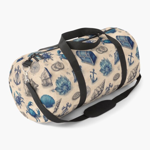 Item preview, Blue Crabs Shells and Anchor Nautical Art designed and sold by Piotrek0001.