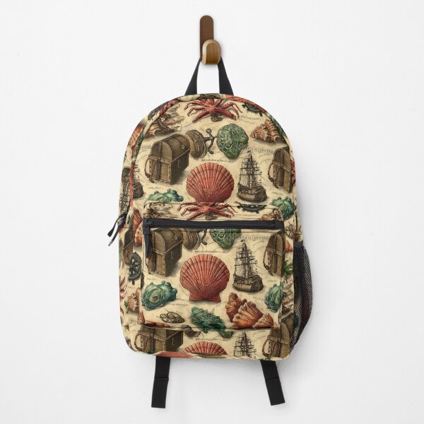 Item preview, Nautical Diary with Ship Chest and Shells designed and sold by Piotrek0001.