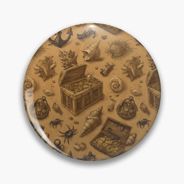 Item preview, Golden Sepia Treasure Chests and Anchor designed and sold by Piotrek0001.