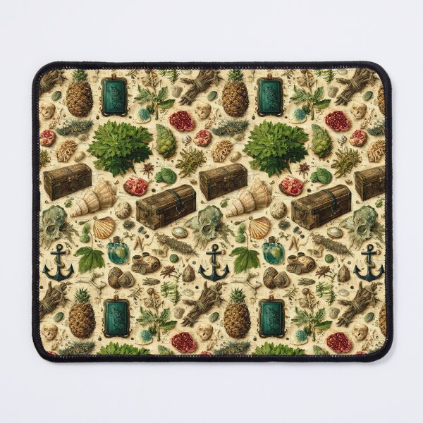Item preview, Pineapple Chest and Greenery Vintage Pattern designed and sold by Piotrek0001.