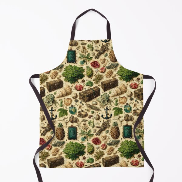 Item preview, Pineapple Chest and Greenery Vintage Pattern designed and sold by Piotrek0001.