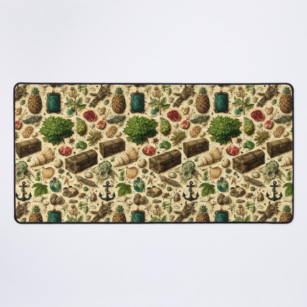 Item preview, Pineapple Chest and Greenery Vintage Pattern designed and sold by Piotrek0001.