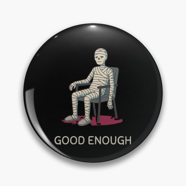Item preview, Good Enough Mummy Shirt – Minimal Effort Funny Vintage Style Tee designed and sold by Mythic Ink Studio.
