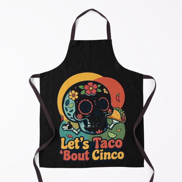 Item preview, Let's Taco 'Bout Cinco Mexican Holiday Sugar Skull Fiesta designed and sold by GrumpySableye.