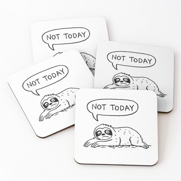 Item preview, Lazy Sloth Doodel -Not today designed and sold by PickledjoArt.